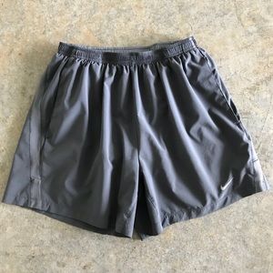 Nike running 5" lined Dri Fit Shorts